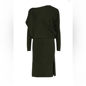 Victor Alfaro Collective
Green Off Shoulder Sweater Dress size small